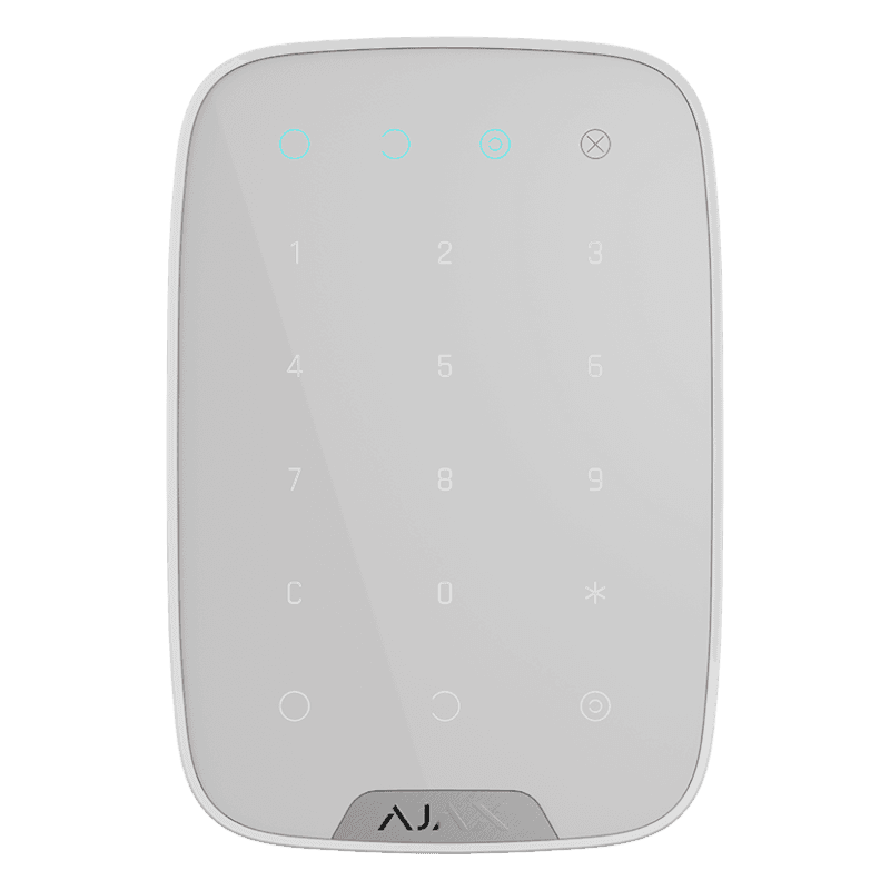 Ajax KeyPad – бездротова клавіатура – білий