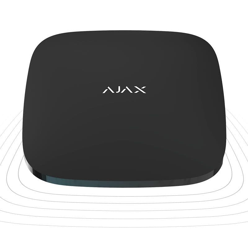 Ajax ReX 2 – ретранслятор з підтримкою фотоверифікації – чорний