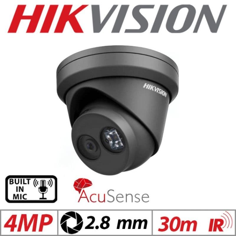 IP камера Hikvision DS-2CD2343G2-IU Black (2.8)