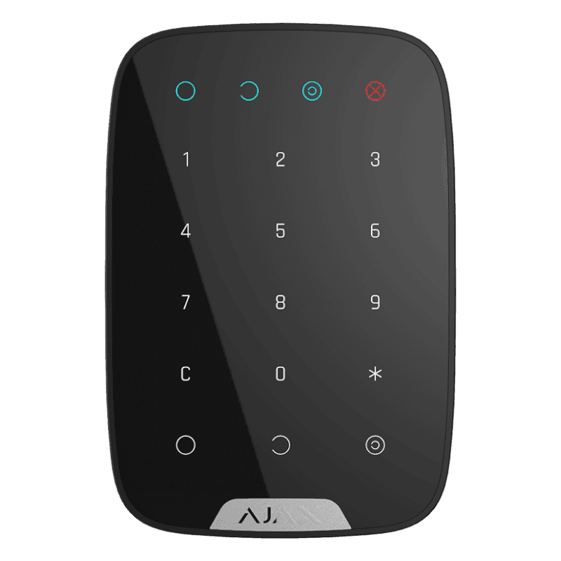 Ajax KeyPad – бездротова клавіатура – чорний