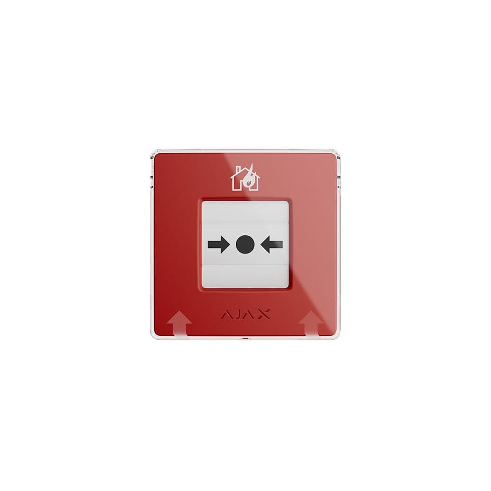 Ajax ManualCallPoint – ручний сповіщувач пожежної тривоги – червоний