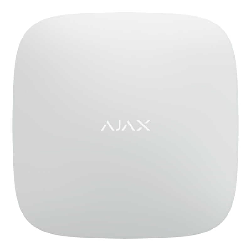 Ajax Hub 2 Plus – централь з фотопідтвердження тривог, Wi-Fi та LTE/3G/2G – біла